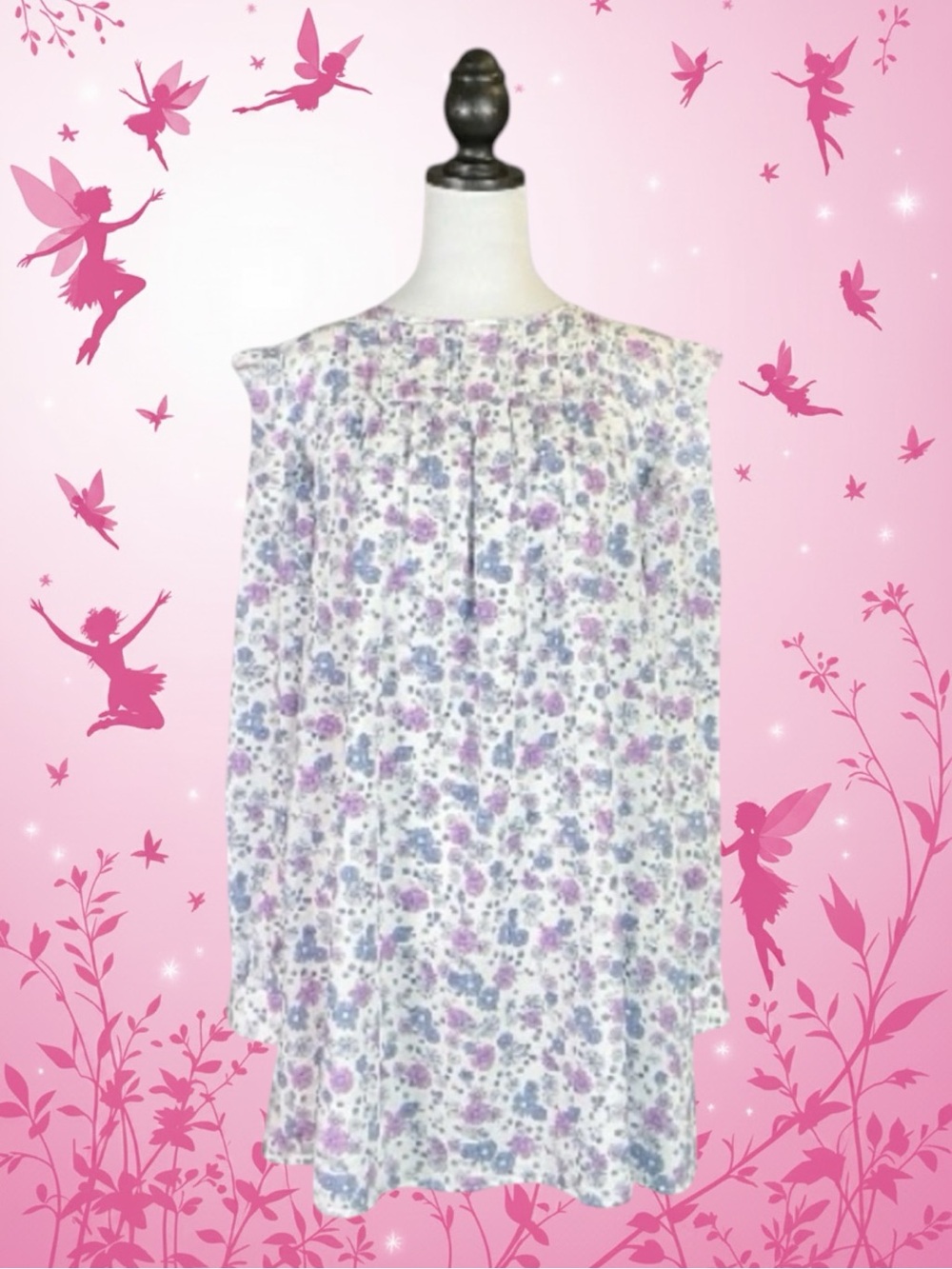 ModCloth Coquette Cottagecore Fairycore Grandmacore Boho Twee Floral Dress L